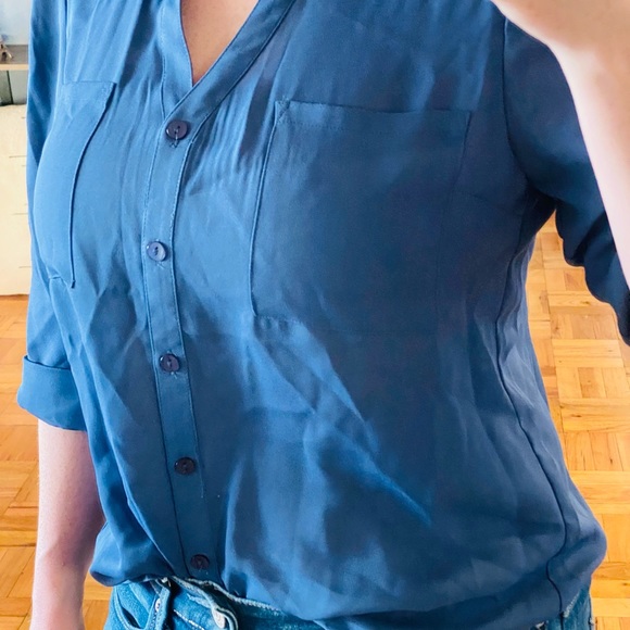 Comfortable blue button down - Picture 2 of 6
